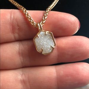Kendra Scott Jewelry - Kendra Scott rose gold druzy necklace Kendra Scott Jewelry - Kendra Scott rose gold druzy necklace